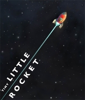 Book Cover for Tiny Little Rocket by David Fickling