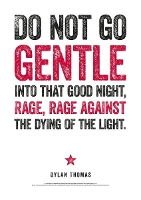 Book Cover for Dylan Thomas Print: Do Not Go Gentle by Dylan Thomas