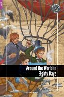 Book Cover for Around the World in Eighty Days - Foxton Reader Level-2 (600 Headwords A2/B1) with free online AUDIO by Jules Verne