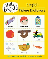 Book Cover for English Picture Dictionary by Sam Hutchinson