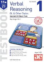 Book Cover for 11+ Verbal Reasoning Year 5-7 GL & Other Styles Testbook 1 by Stephen C. Curran