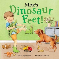 Book Cover for Max's Dinosaur Feet by Lana Spasevski