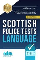 Book Cover for Scottish Police Tests: LANGUAGE by How2Become