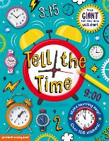 Book Cover for Tell The Time Sticker Book by Chez Picthall