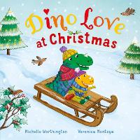 Book Cover for Dino Love at Christmas by Michelle Worthington