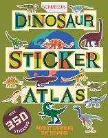 Book Cover for Scribblers Dinosaur Sticker Atlas by Margot Channing