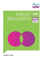 Book Cover for SQE - Dispute Resolution by Amanda Powell