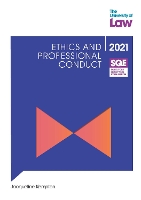 Book Cover for SQE - Ethics and Professional Conduct by Jacqueline Kempton