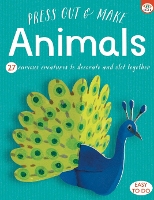 Book Cover for Press Out & Make Animals by Anton Poitier