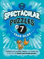 Book Cover for Spectacular Puzzles for Seven Year Olds by Noodle Juice