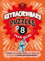 Book Cover for Extraordinary Puzzles For Eight Year Olds by Noodle Juice