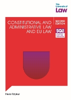 Book Cover for SQE - Constitutional and Administrative Law and EU Law 2e by Trevor Tayleur