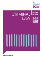 Book Cover for SQE - Criminal Law 2e by Amanda Powell