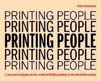 Book Cover for Printing People by Ruth Artmonsky