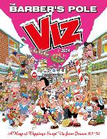 Book Cover for Viz Annual 2024: The Barber's Pole A Heap of Clippings Swept Up from Issues 302-311 by Viz Magazine