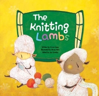 Book Cover for The Knitting Lambs by Joy Cowley, Ji-yun Jang
