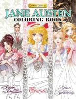 Book Cover for Jane Austen Coloring Book by Tse Po