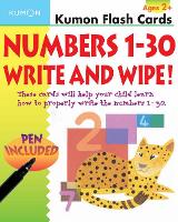 Book Cover for Numbers 1-30 Write & Wipe Flash Cards by Kumon