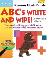 Book Cover for ABC's Write and Wipe Lowercase Letters by Kumon