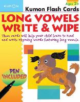 Book Cover for Long Vowels Write & Wipe by Kumon