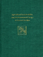 Book Cover for Agricultural Sustainability and Environmental Change at Ancient Gordion by John M Marston