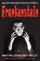 Book Cover for Frankenstein by Mary Wollstonecraft Shelley, H.P. Lovecraft