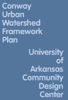 Book Cover for Conway Urban Watershed Framework Plan by University of Arkansas Community Design Center