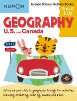 Book Cover for Geography Sticker Activity Book: US and Canada by Kumon