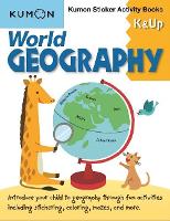 Book Cover for World Geography K & Up: Sticker Activity Book by Kumon