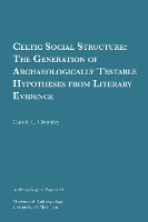 Book Cover for Celtic Social Structure Volume 54 by Carole L. Crumley