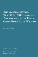 Book Cover for The Wardell Buffalo Trap 48 SU 301 Volume 48 by George C. Frison