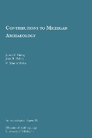 Book Cover for Contributions to Michigan Archaeology Volume 32 by James E. Fitting, John R. Halsey, H. Martin Wobst