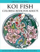 Book Cover for Koi Fish Coloring Book for Adults by Creative Coloring