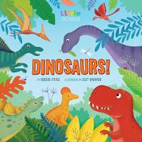 Book Cover for Little Genius Dinosaurs by Brooke Vitale