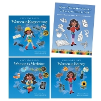 Book Cover for More Women in Science Paperback Book Set with Coloring and Activity Book by Mary Wissinger