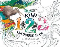 Book Cover for The Great Kiwi 123 Colouring Book by Donovan Bixley