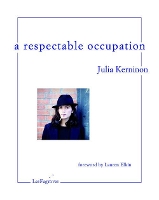 Book Cover for A Respectable Occupation by Julia Kerninon