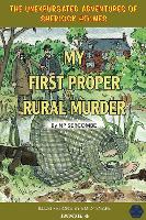 Book Cover for My First Proper Rural Murder by NP Sercombe