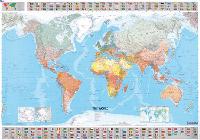 Book Cover for The World - Michelin rolled & tubed wall map Paper by Michelin