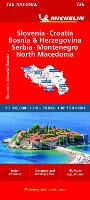 Book Cover for Slovenia, Croatia, Bosnia - Michelin National Map 736 by Michelin