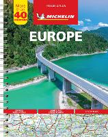 Book Cover for Europe - Tourist and Motoring Atlas (A4-Spiral) by Michelin