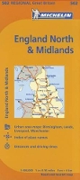 Book Cover for Northern England - Michelin Regional Map 502 by Michelin