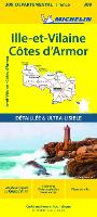 Book Cover for Cotes-d'Armor, Ille-et-Vilaine - Michelin Local Map 309 by Michelin