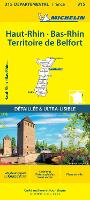 Book Cover for Bas-Rhin, Haut-Rhin, Territoire de Belfort - Michelin Local 315 by Michelin