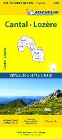 Book Cover for Cantal, Lozire - Michelin Local Map 330 by Michelin