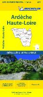 Book Cover for Ardeche, Haute-Loire - Michelin Local Map 331 by Michelin