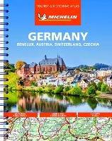 Book Cover for Germany, Benelux, Austria, Switzerland, Czech Republic - Tourist and Motoring Atlas (A4-Spiral) by Michelin