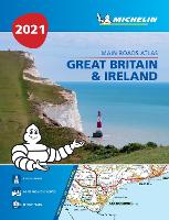 Book Cover for Great Britain & Ireland 2021 - Mains Roads Atlas (A4-Paperback) by Michelin