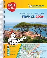 Book Cover for France 2021 -A4 Tourist & Motoring Atlas by Michelin