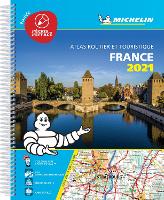 Book Cover for France 2021 -Tourist & Motoring Atlas A4 Laminated Spiral by Michelin